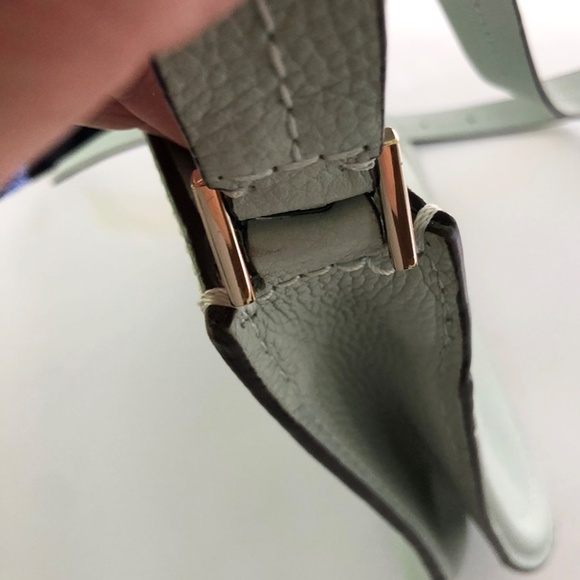 Kate Spade Messenger Bag Leather Crossbody -Misty Mint - Picture 9 of 9